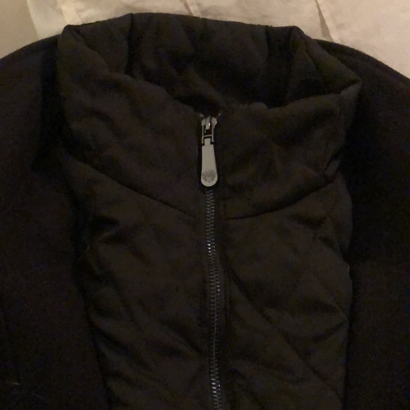 VINCE CAMUTO Hooded Faux Fur 3/4 Length 50 Percent Wool Coat XL - Picture 7 of 10